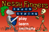 Nessy Fingers Touch Typing screenshot